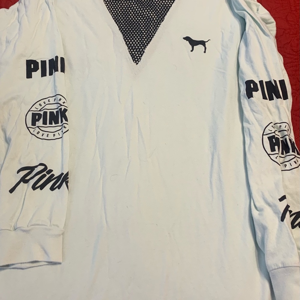 Pink brand long sleeve t-shirt